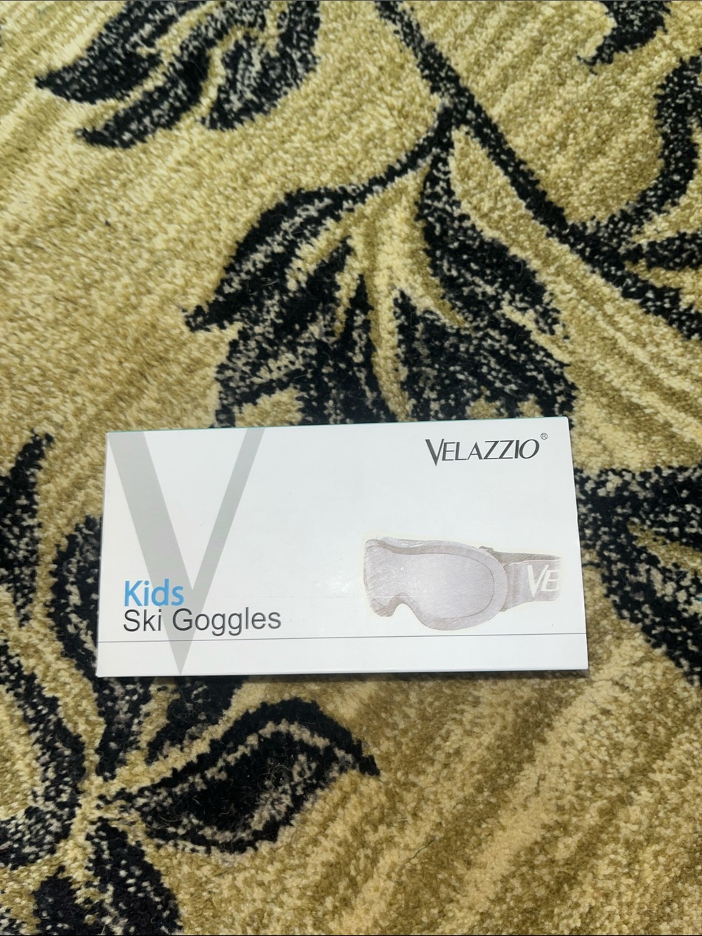 Kids White Ski Goggles